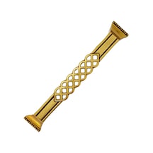 Metal Kulp Kristal Antiksarı 160mm - 5 Adet Sarı