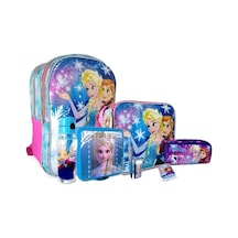 Frozen Lisanslı Işıltılı Çanta Seti 7 Parça Karışık