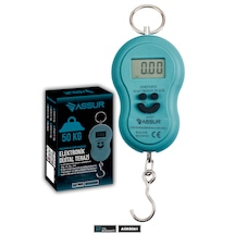 Assur Asr8061 Dijital El Terazisi 4 Ayrı Birim Hassas 50 Kg Kantar Terazi Mavi