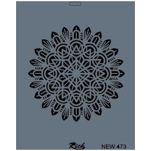 Mey İthalat Rich New Seri N-473 Stencil 35x25 Cm