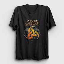 Presmono Unisex Odin Amon Amarth T-shirt Siyah