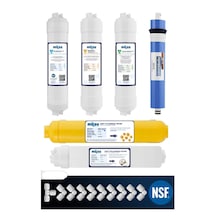 Milsu Kapalı Kasa Su Arıtma Cihazı Multi Mineralli 6Lı Filtre Set
