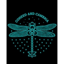 Zepplin Giyim Coheed and Cambria Butterfly Büyük Sırt Patch Yama