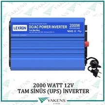 Lexron 2000W 12v Ups Şebeke Şarjlı Tam Sinüs İnverter Lexron