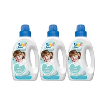 Sıvı Çamaşır Deterjanı 1500ml Aktif Mavi 3 Lü Set