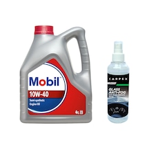 Mobil 10W-40 Motor Yağı 4 L + Carpex Cam Buğu Önleyici