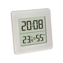 Ayrex Tfa Dostmann 30.5038 Dijital Termometre, Higrometre, Oda İklimi Kontrolü Gümüş Pilli