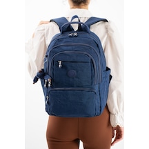 Ultra Hafif Çok Cepli Orta Boy Sırt Çantası Lacivert Model: 571-3s