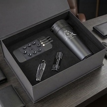 Bk Gift Kişiye Özel İsimli 5067 Termos & Powerbank & Çakı & Fener & Seti -4, Hediye Kutulu Premium Hediye Kobitmeyencom36382 Bk Gift