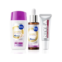 Tr Spf50+ Güneş Koruyucu Luminous630 Skin Glow Yüz Kremi, Serum Ve Berry Renkli Dudak Parlatıcısı
