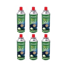 Orcamp Bütan Propan Gaz Karışımı 6 x 227 G Çok Renkli