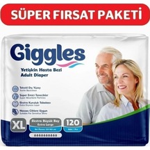 Giggles Belbantlı Yetişkin Hasta Bezi Ekstra Büyük Boy 4 x 30'lu