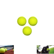 3 Adet Tenis Topu Köpek Oyun Topu