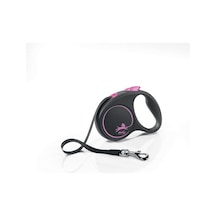 Flexi Black Desing Şerit Köpek Gezdirme Pembe Small 5 M Pembe