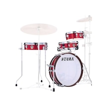 Tama Ljk48p-brm Club-jam Pancake Burnt Red Mist 4 Parça 18b/10t/13f/12s Akustik Davul Seti
