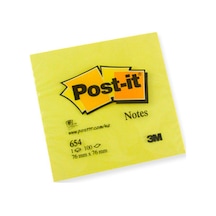3M Post-İt Sarı 654 Not Kağıdı