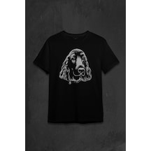 Spanyel Köpeği Spaniel Dog Baskılı Tişört Unisex T-shirt 001