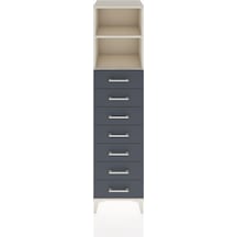 Hyperion Dolap 2 Raflı 7 Çekmeceli 44x44x182 Aytaşı-antrasit Aytaşı Hyperion Dolap 2 Raflı 7 Çekmeceli 44x44x182 Aytaşı-antrasit Aytaşı