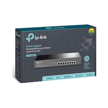 Tl-sg1008mp 8 Port Gigabit 250 Metre Poe Mesafe 153w Rackmount Switch