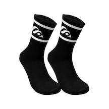 Skadi Mons Logo Tennis 2 Pack Unisex Çorap 1605030523-903 Siyah