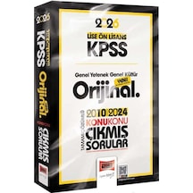 Yargı Yayınları 2026 Kpss Lise-ön Lisans Gk-gy Orijinal 2010-2024 Konu Konu Çıkmış Sorular
