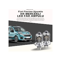 H4 Mercek Led Xenon- Fiat Fiorino Uzun-kısa Çift Renk