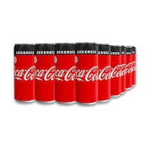 Coca Cola Şekersiz Kutu 24 x 330 ML