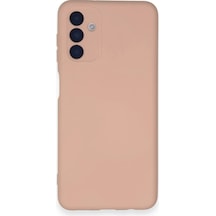 Mey İthalat Samsung Uyumlu Galaxy A14 4g Kılıf Nano İçi Kadife Silikon - Pudra