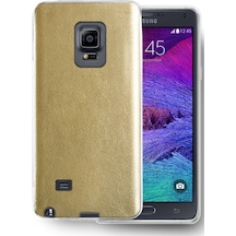 Fitcase Samsung Note Edge (N915) Kilif Deri Dokulu Arka Kilif Gol 112829717
