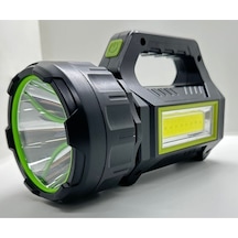 Ps-t95 10w Uzun Menzilli Solar Panelli Usb Ultra Güçlü Ledli Şarjlı Feneri