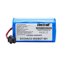 Ecovacs Deebot 601 Batarya 3200mah Pil Robot Süpürge Batarya