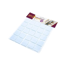 Yapışkanlı Sandalye Koltuk Mobilya Ayak Keçesi 30x30 Mm Kare Zemin Koruyucu Keçe