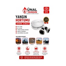 30 Metre Yangın Hortumu 52 Mm 2 Wp 15 Bar Bp 50 Bar Tse & Ce Belgeli Yüksek Basınç