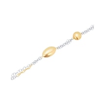 Tektas - Altın 14 Ayar Hollow Bileklik N11.2614 Sarı Altın