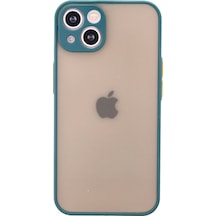 Apple iPhone  Uyumlu,  14 Kılıf Montreal Silikon Kapak - Yeşil