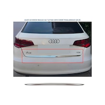 Ebal Otomotiv Audi A3 Krom Bagaj Alt Çıtası 2013 Üzeri Paslanmaz Çelik
