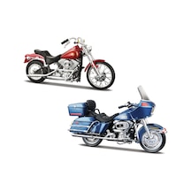 1/18 Harley-davidson İkili Motorlar 80'ler