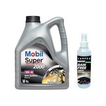 Mobil Super 2000 X1 10W-40 Motor Yağı 4 L + Carpex Cam Yağmur Kaydırıcı