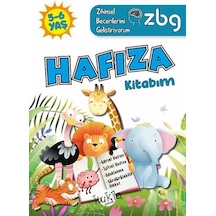 5 - 6 Yaş Hafıza Kitabım - ZBG Zihinsel Becerilerimi Geliştiriyorum - Buçe Dayı - Kukla