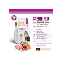 Nutri Feline Somonlu Kısırlaştırılmış Yetişkin Kedi Maması 10 KG