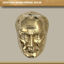 Atatürk Maskı Pirinç 40 Cm