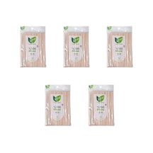 Roll-up Doğaya Dönüş Ekolojik Doğal Doğa Dostu %100 Ahşap Bıçak - 16 Cm. - 50'li 5 Paket Ahşap