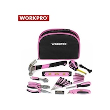 Workpro W009012 Çantalı Pembe El Aletleri Seti. 103Parça