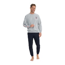 U.s. Polo Assn. Erkek Uzun Kollu Baskılı Pijama Takımı 001