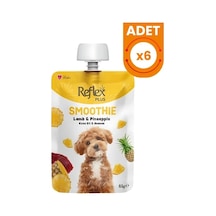Reflex Plus Smoothie Kuzu Etli Ve Ananaslı Sıvı Yetişkin Köpek Ödül Maması 6 Adet 85 Gr