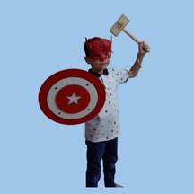 Ahşakaptan Türkiye Maskesi Kalkanı ve Ahşap Tor Thor  Çekici