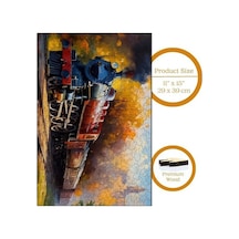 Ahşap Puzzle Yetişkin - Gün Batımı Eksprsi - 450 Parça, 29 X 39 Cm - Yapıştırıcı Folyo Dahil - Benzersiz Şekilli Parçalar & Özel Figürler - R1-06