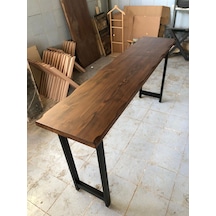 Kütük Bar Masası Modeli 180x50.cm Çok Renkli