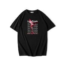 Brz Collection Oversize Love Prevails Aşk Galip Gelir T-shirt-siyah Siyah
