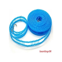 Ganzhoushop 2 Adet Rüzgar Geçirmez Çamaşır İpi Naylon Çamaşır İpi Taşınabilir Seyahat Çamaşır İpi Çok Renkli